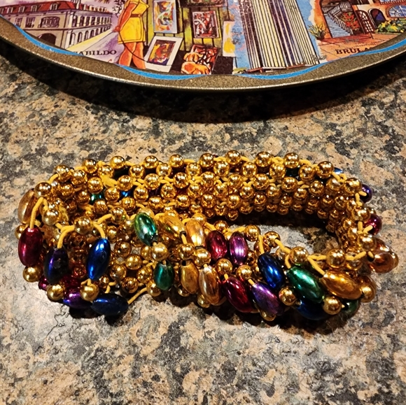 Vintage New Orleans Graphic Souvenir Tray, Necklace & Bracelet - Picture 5 of 5